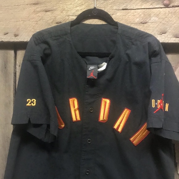 vintage jordan baseball jersey